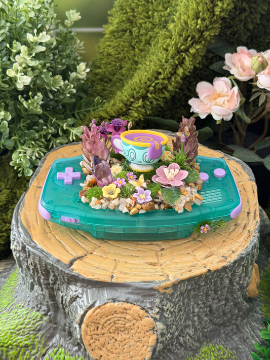 Ghost Teacup GBA Console Terrarium