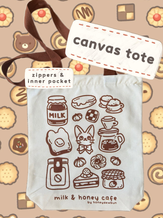 Milk & Honey Cafe Tote