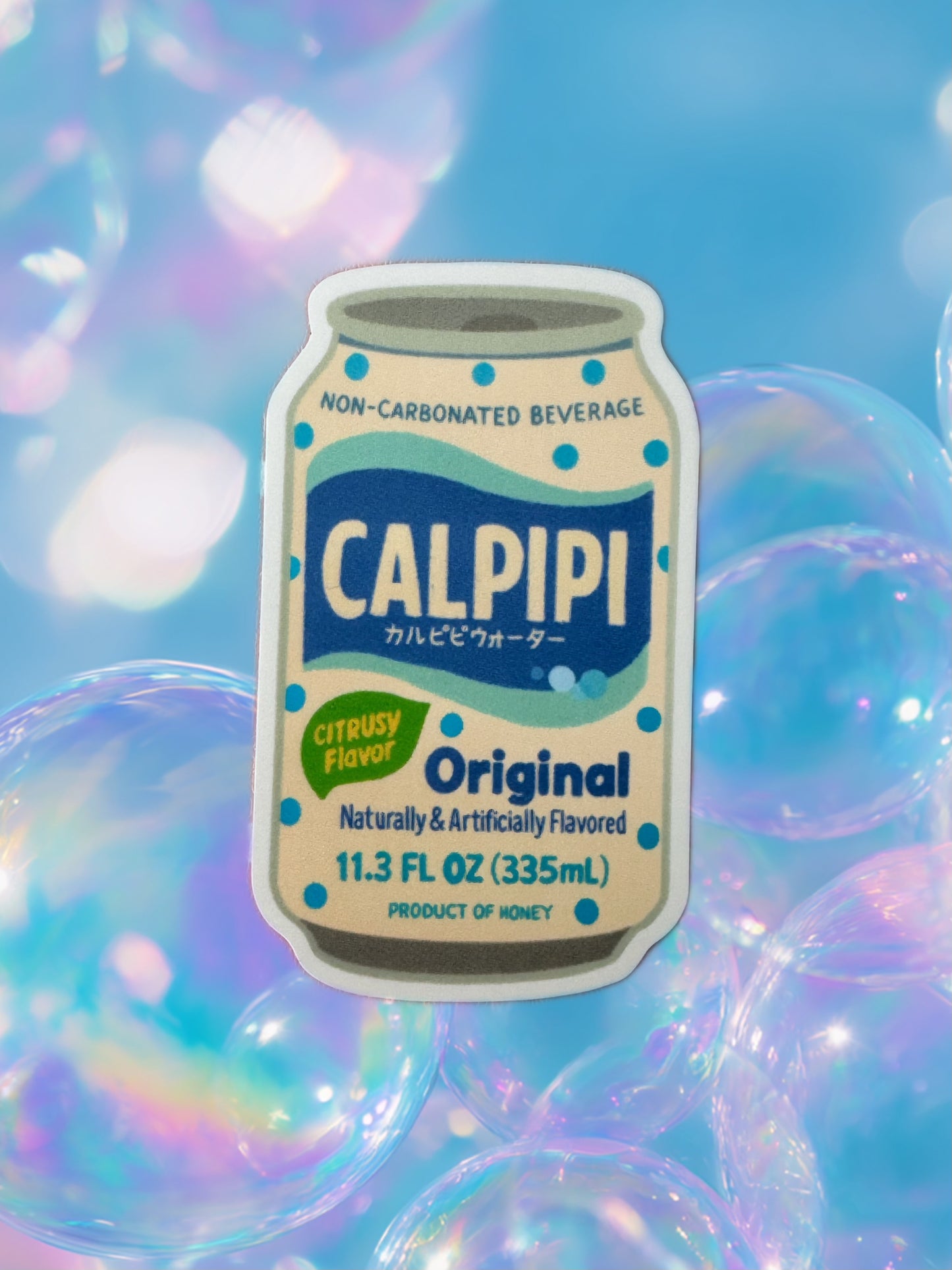 Canned Drinks - Single Vinyl Sticker