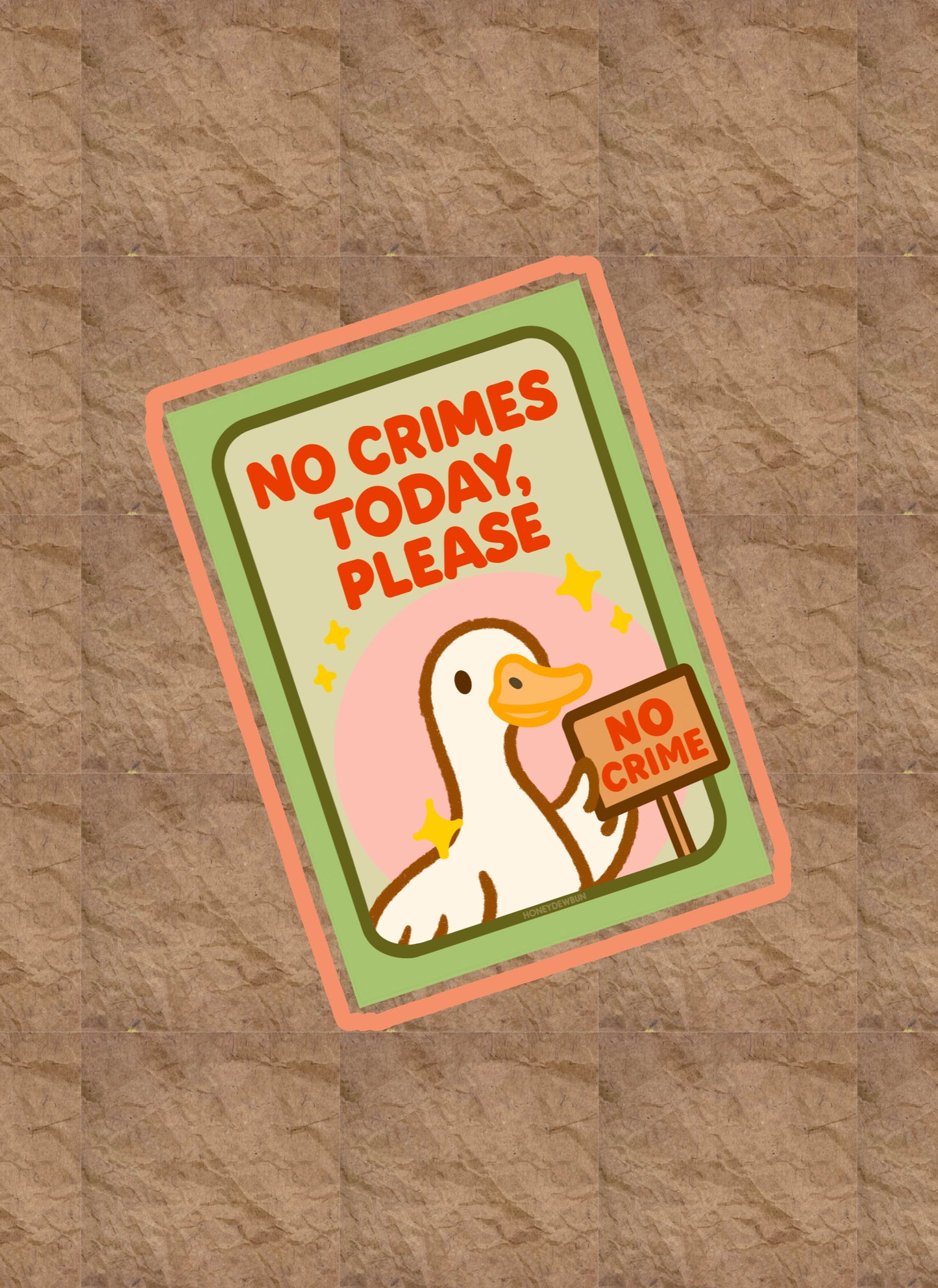 CRIME GOOSE - Print