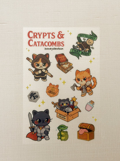 Crypts & Catacombs Sticker Sheet