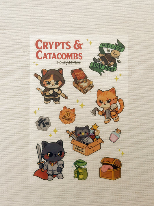 Crypts & Catacombs Sticker Sheet