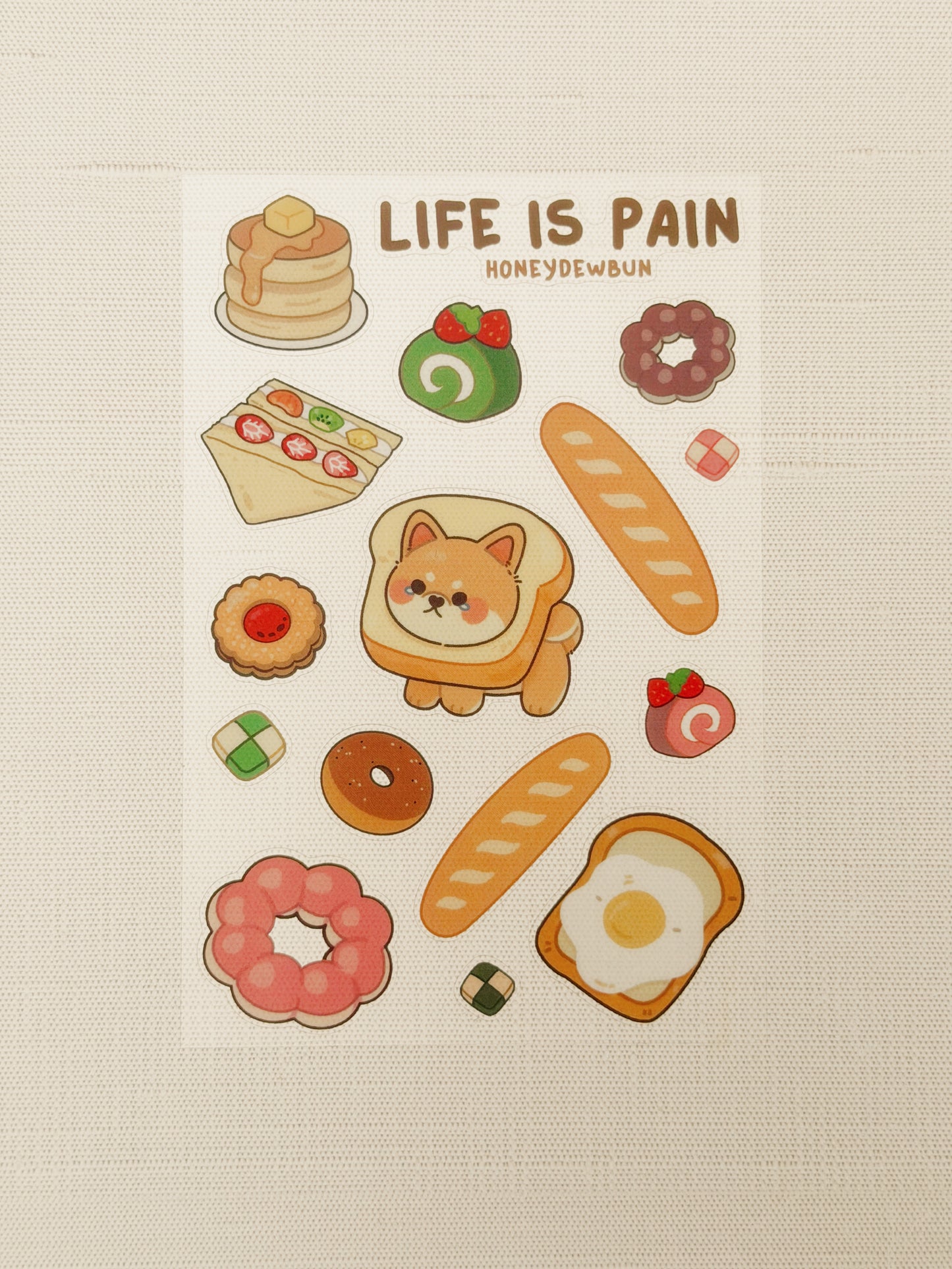 Life is Pain Sticker Sheet