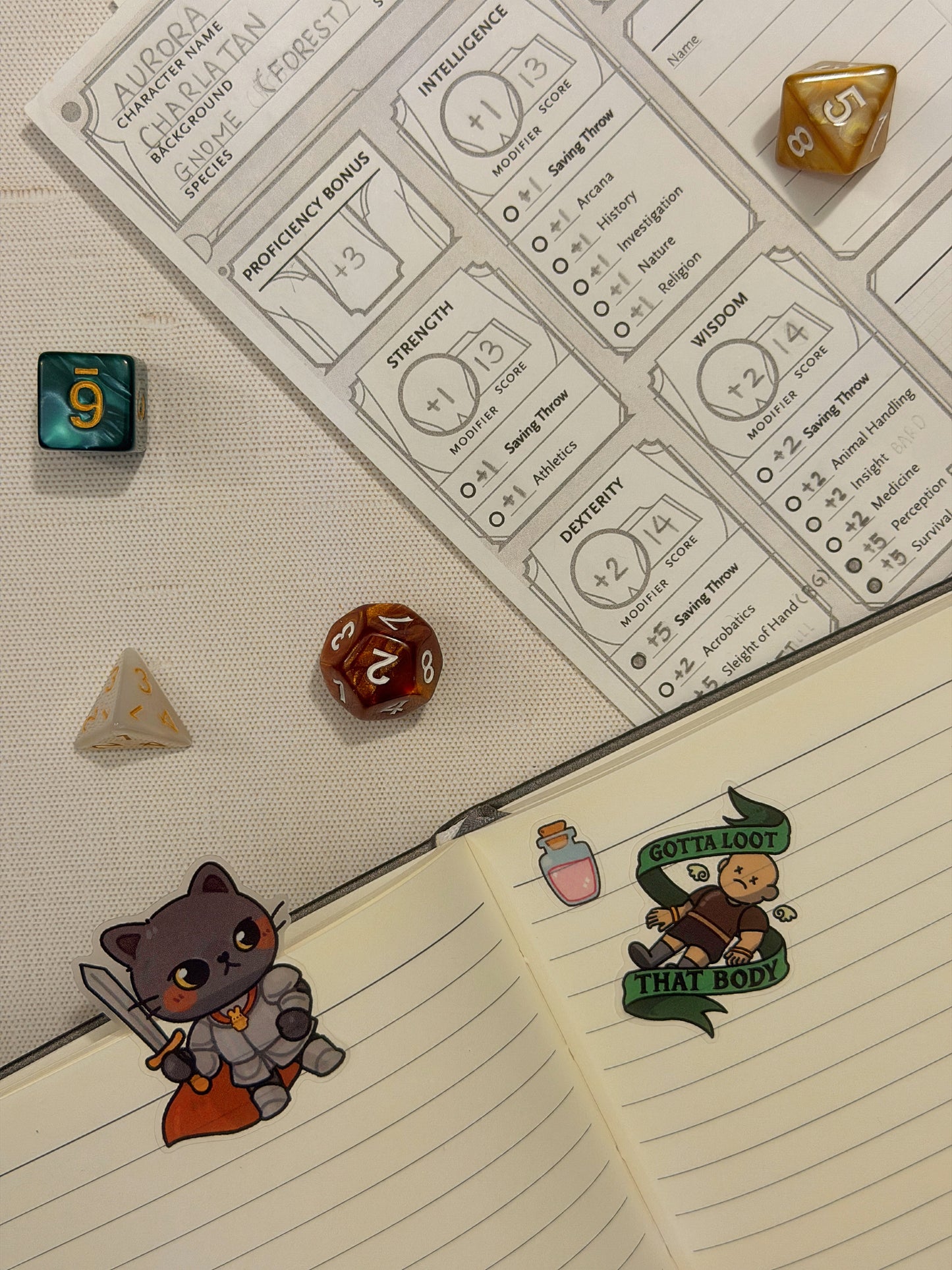 Crypts & Catacombs Sticker Sheet