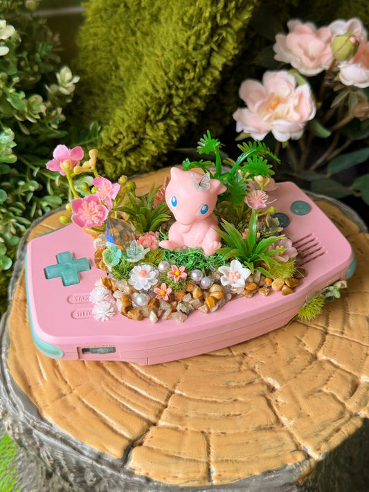 Mew Puff GBA Console Terrarium
