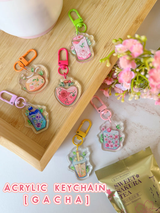 [GACHA] Petal Pours Acrylic Keychain