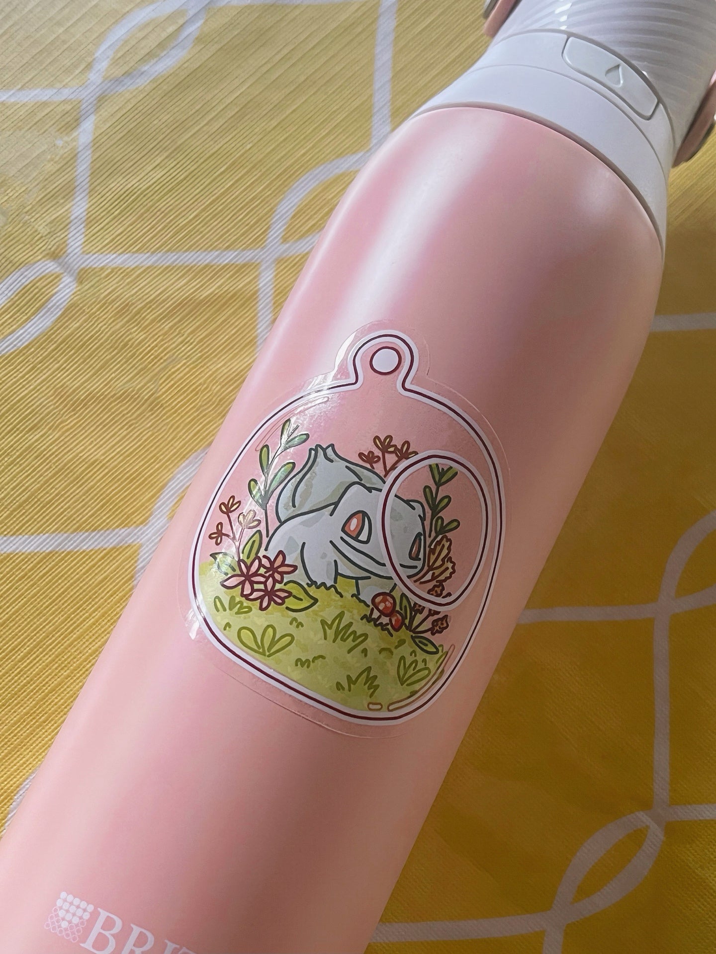 Grass Friend Transparent Terrarium Sticker