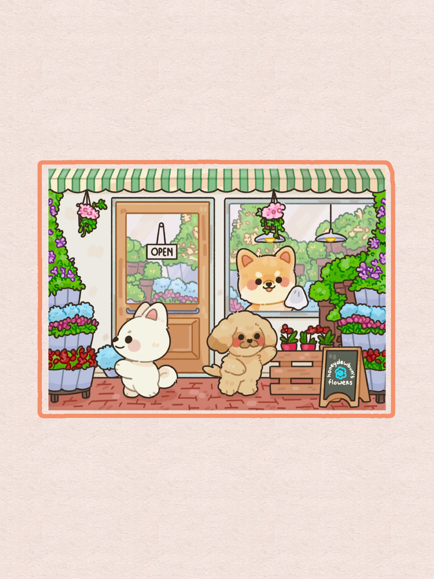 HNYDWBN: Flower Shop - Print