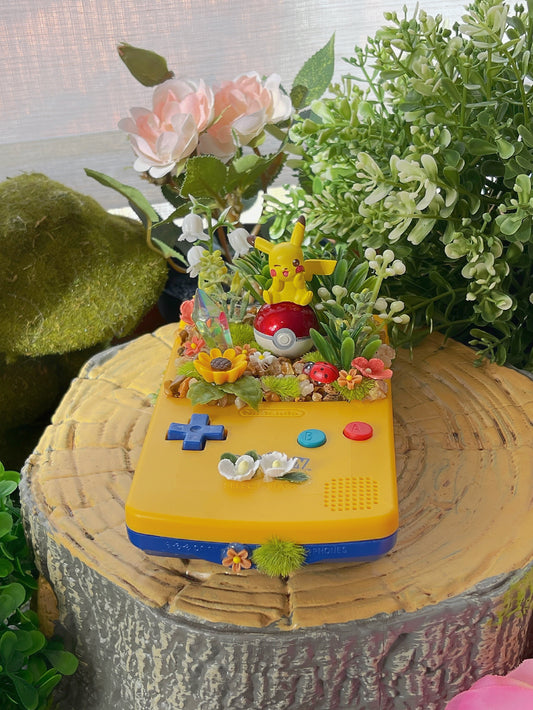 Pikachu GBC Console Pokemon Terrarium