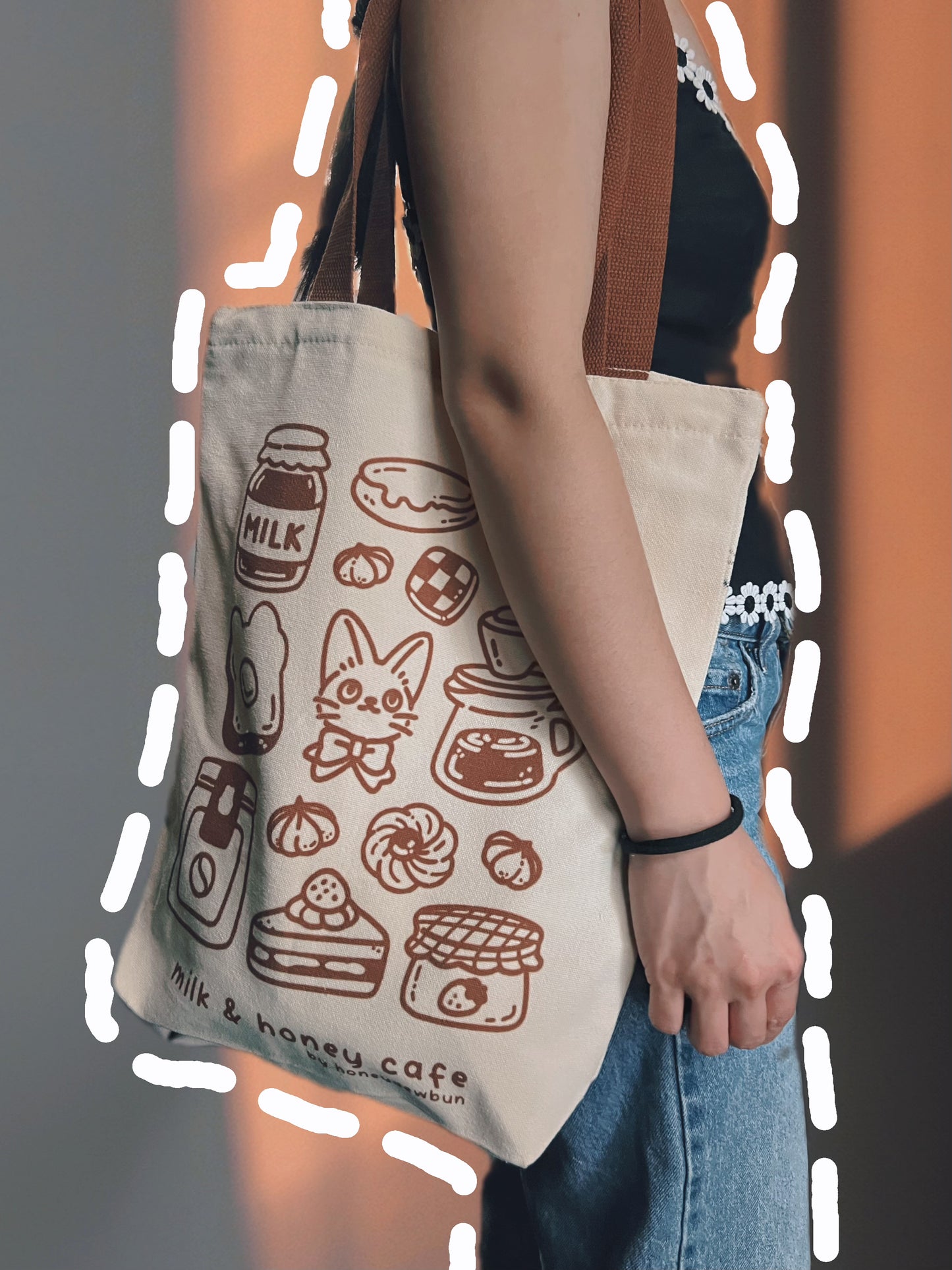 Milk & Honey Cafe Tote