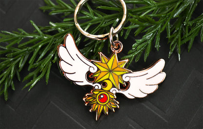 Sun & Moon Guardians - Enamel Keychain/Pet Collar Charm